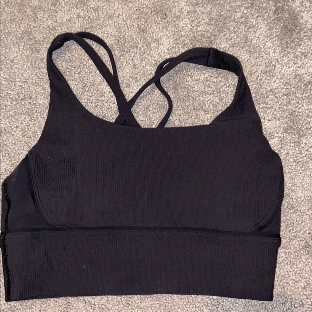 Lululemon energy bra Long line texture size 6